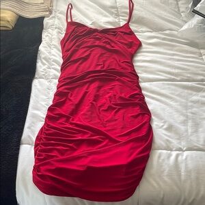 Elegant Red Women's Dress